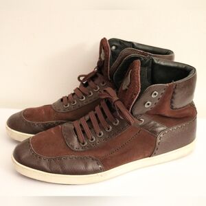 Brioni Men's High Top Sneaker in size 42
